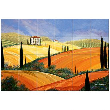 Italian/Tuscan Tile Murals - Tile By Design