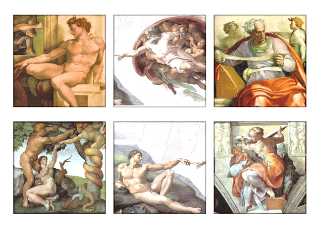 Michelangelo Tile Set 2