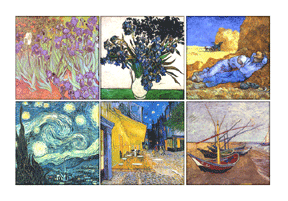 Vincent Van Gogh Tile Set 2