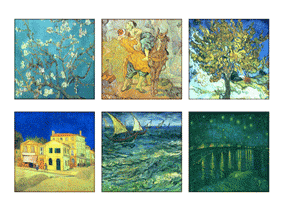 Vincent Van Gogh Tile Set #1